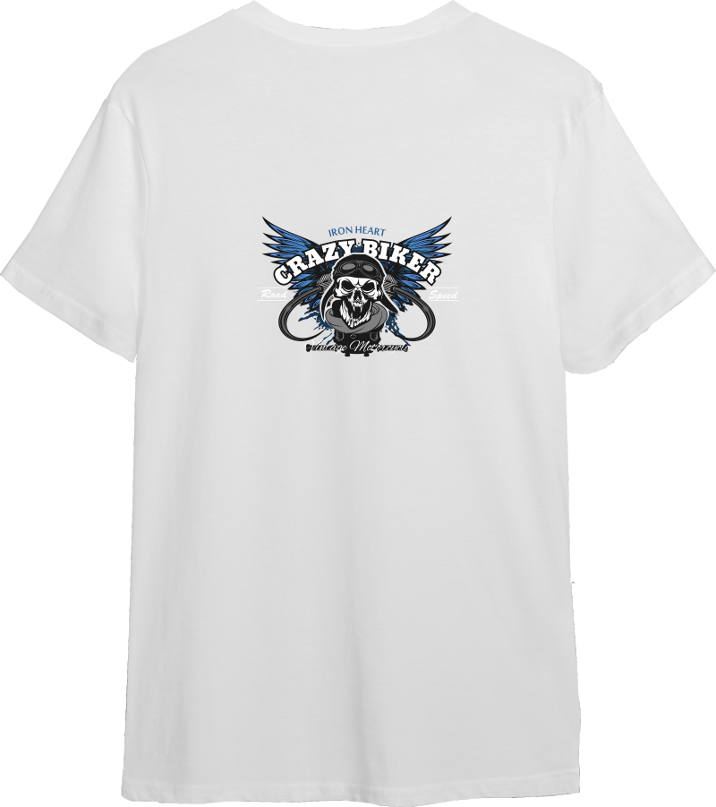Crazy Biker Designed Regular Tee