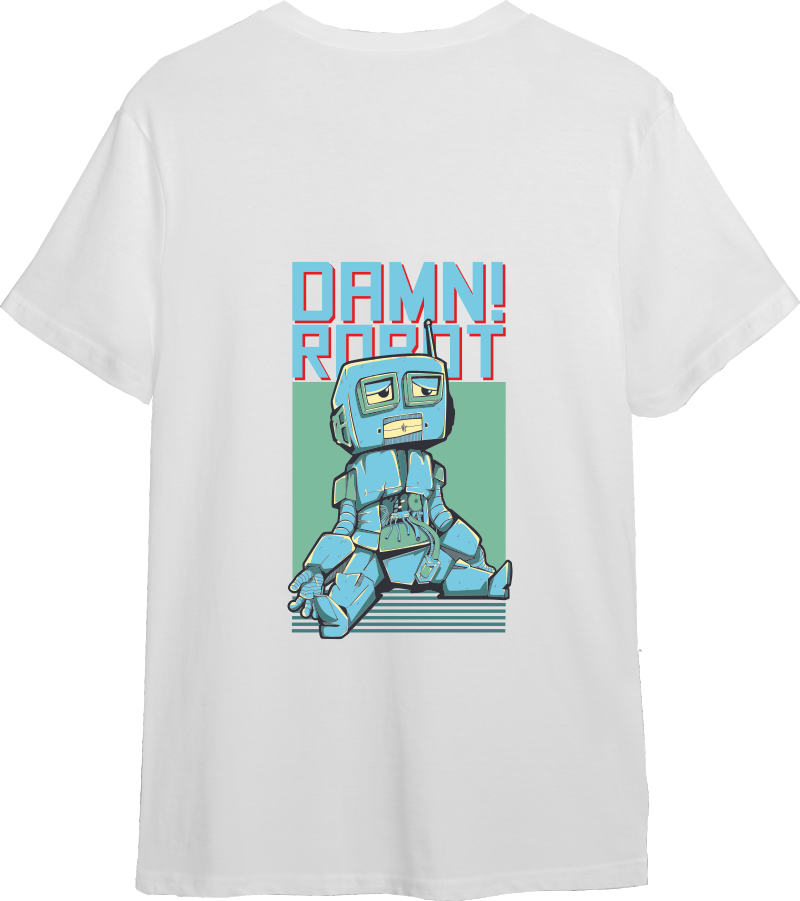 Damn Robot Designed Regular Tee