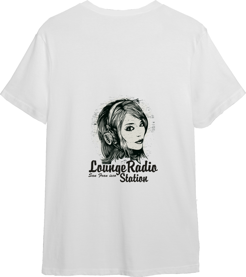 Lounge Radio Station Designed Regular Tee