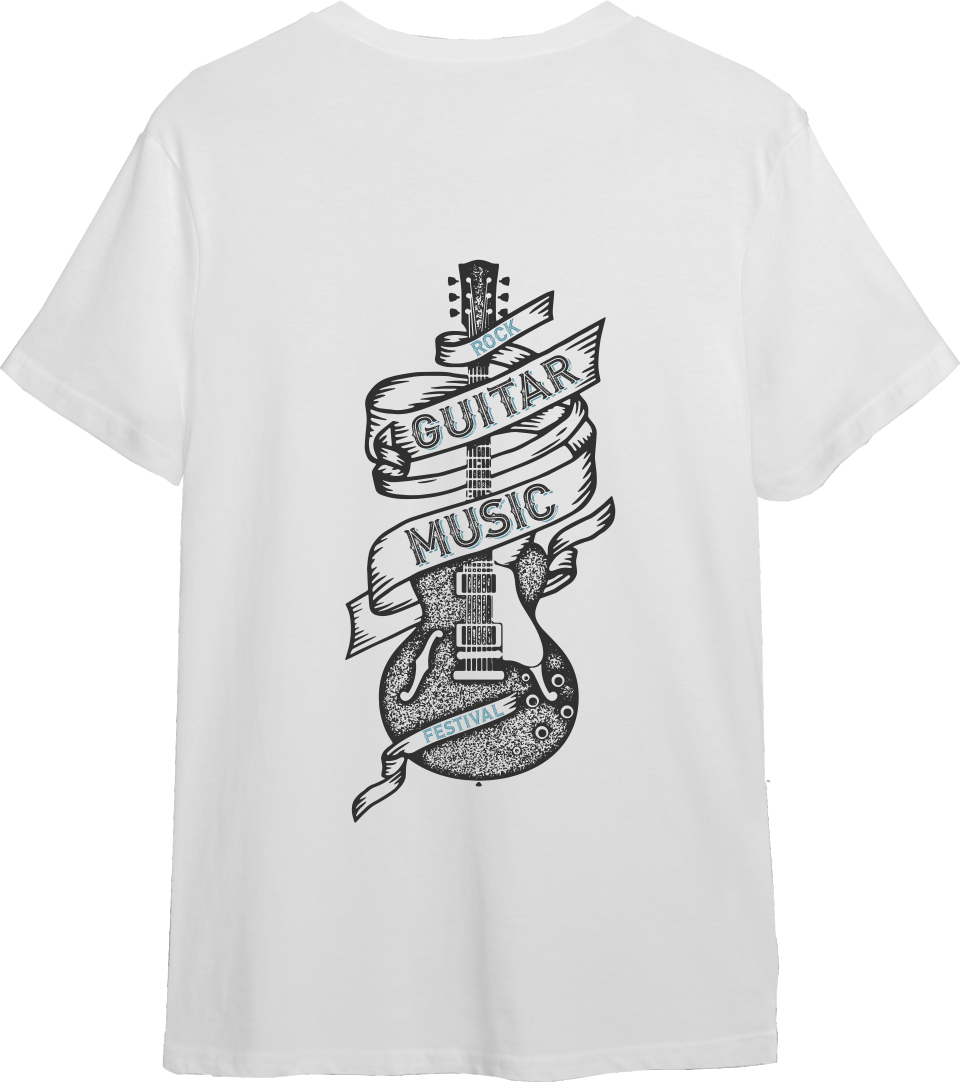 Guitar Music Designed Regular Tee