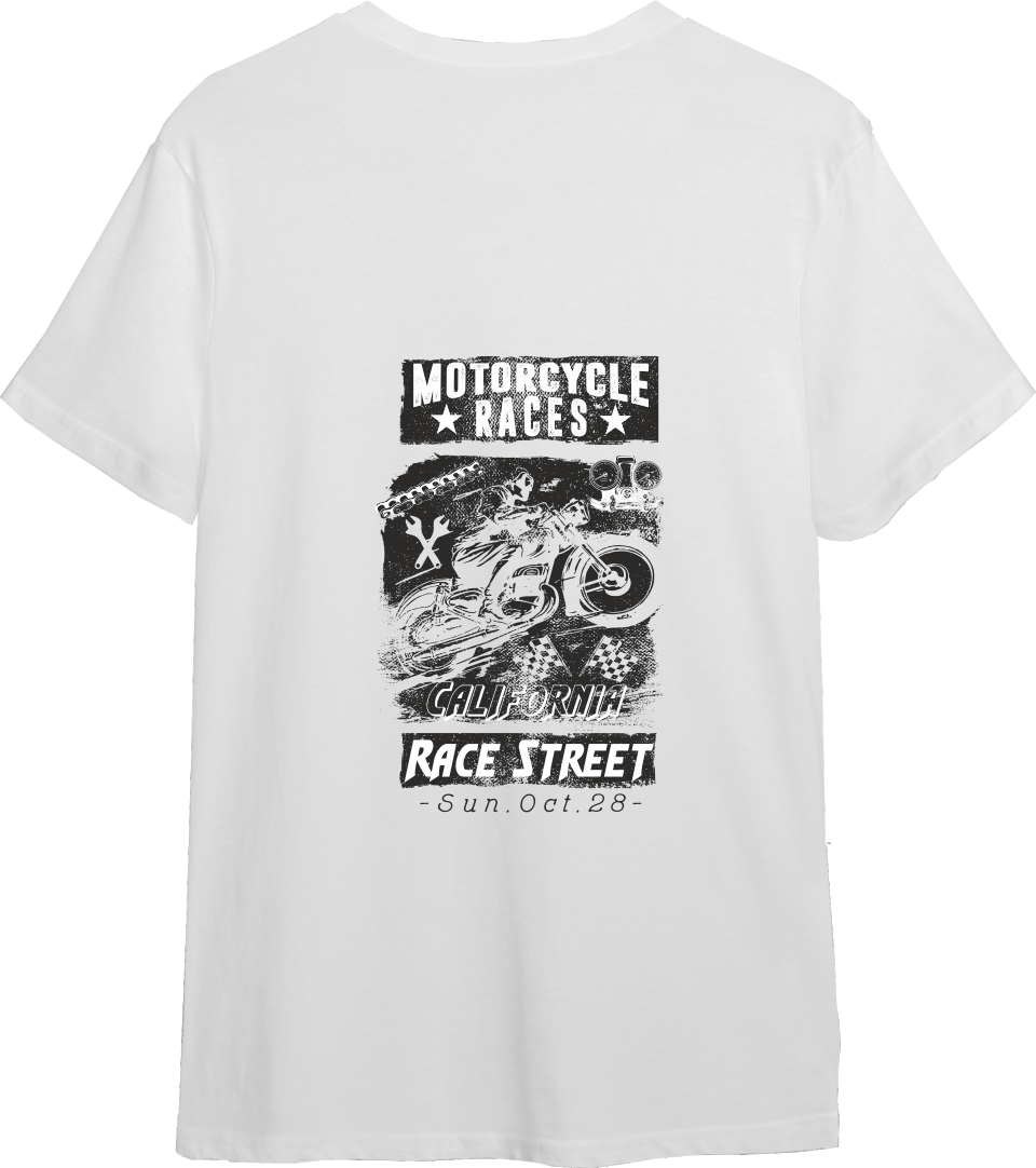 Motorcycle Races Designed Regular Tee