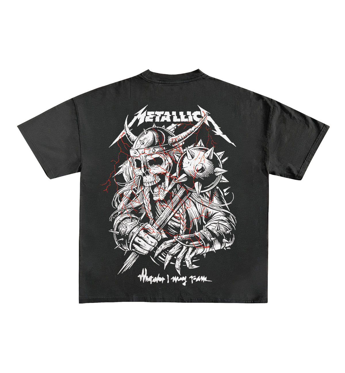 Metallica Designed Oversized Tee