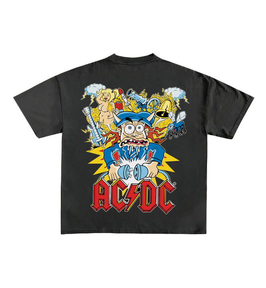 AC/DC Designed Oversized Tee