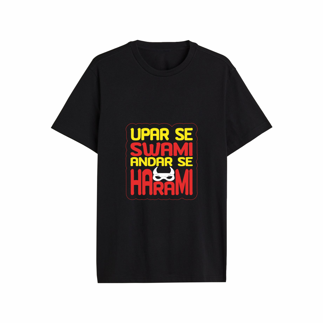 Upar se Swami Designed Regular Tee