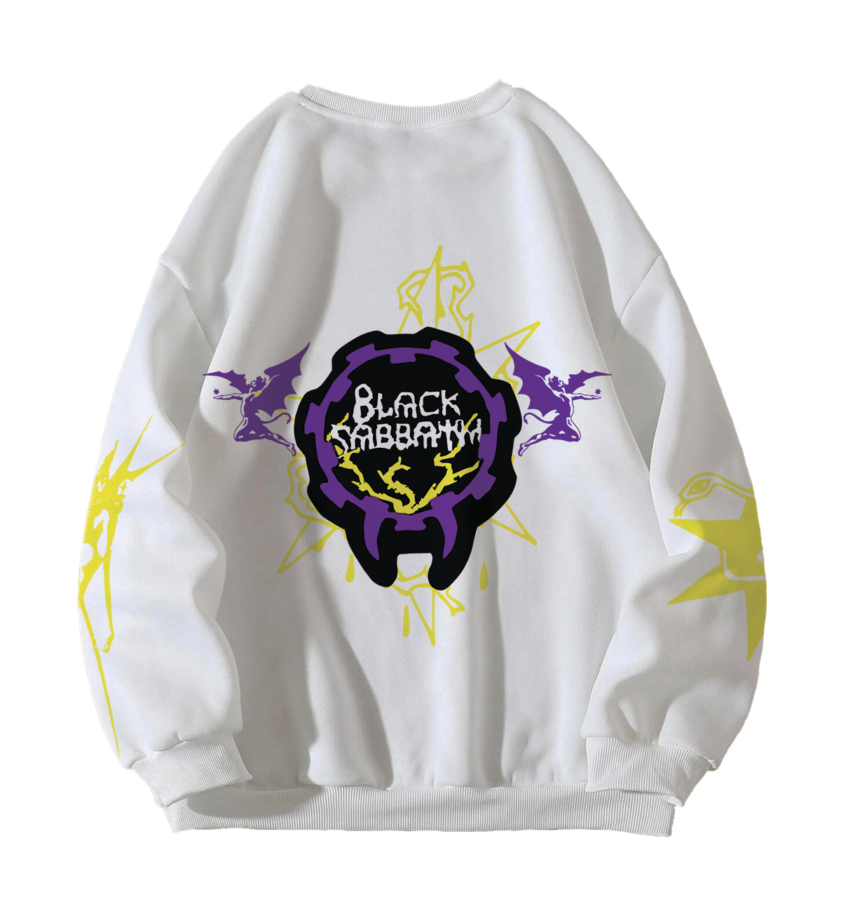 Black Sabbath Designed Oversized Sweatshirt