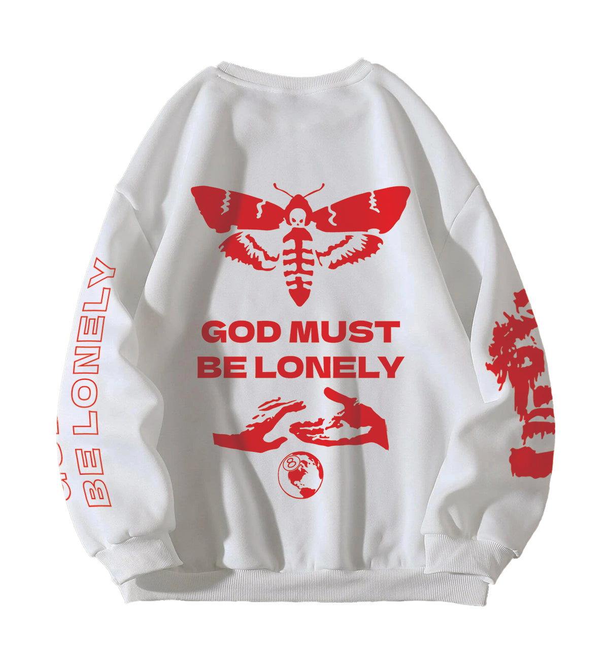 Good Must Be Lonely Designed Oversized Sweatshirt