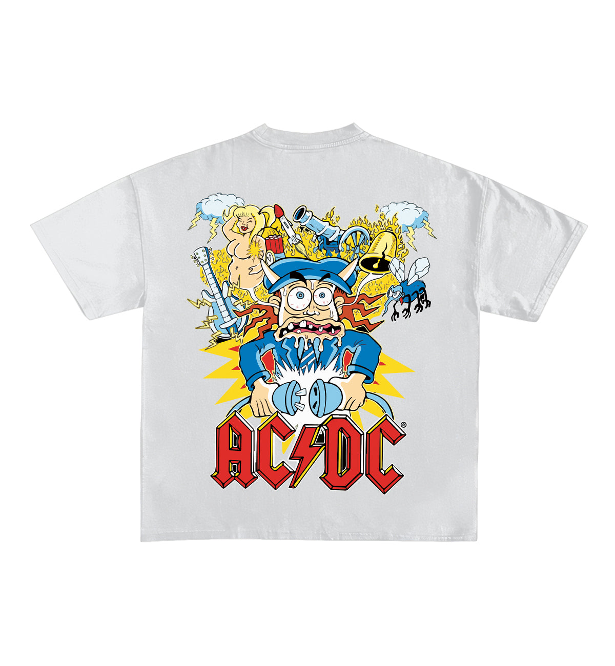 AC/DC Designed Oversized Tee