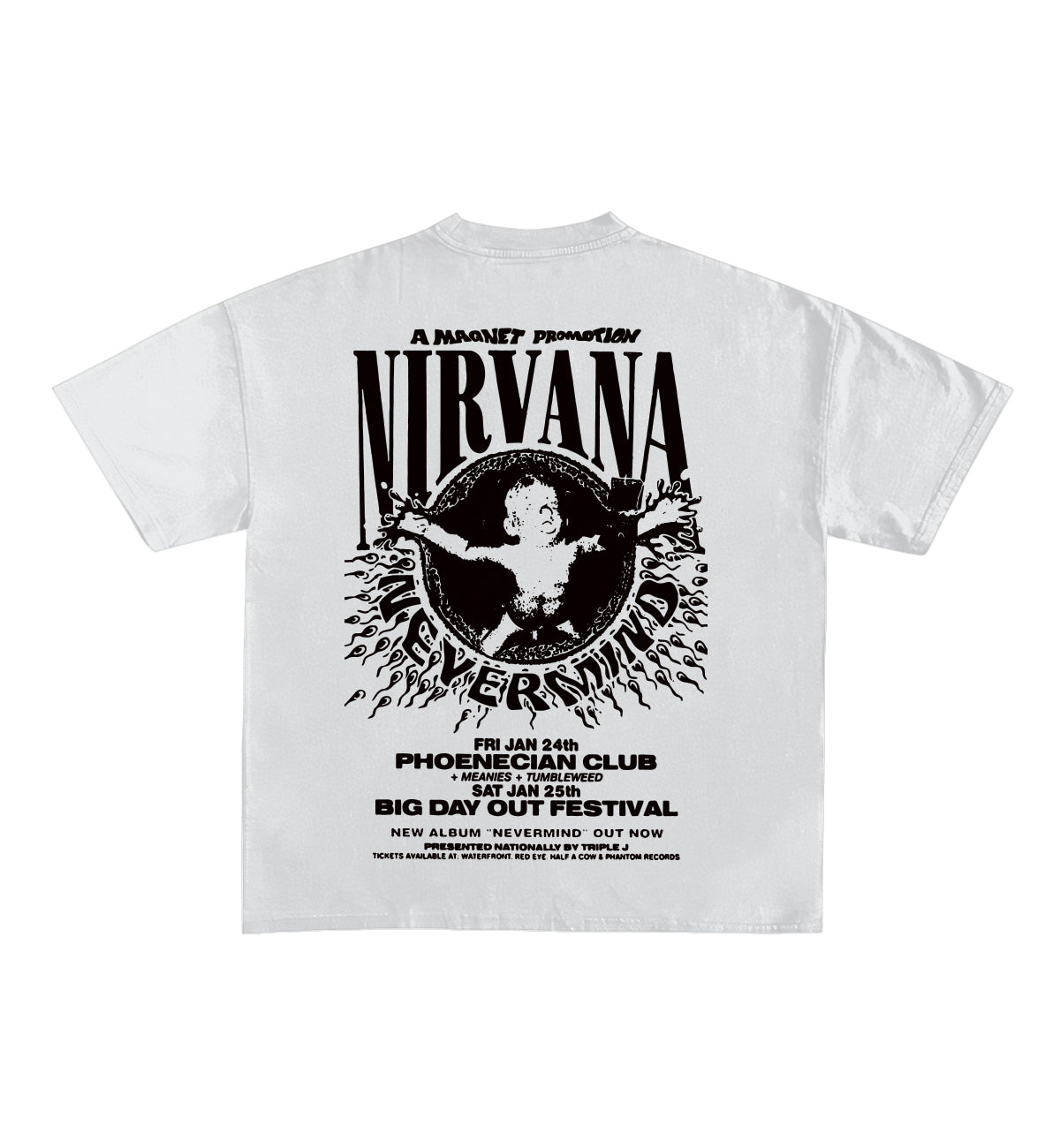 Nirvana Designed Oversized Tee