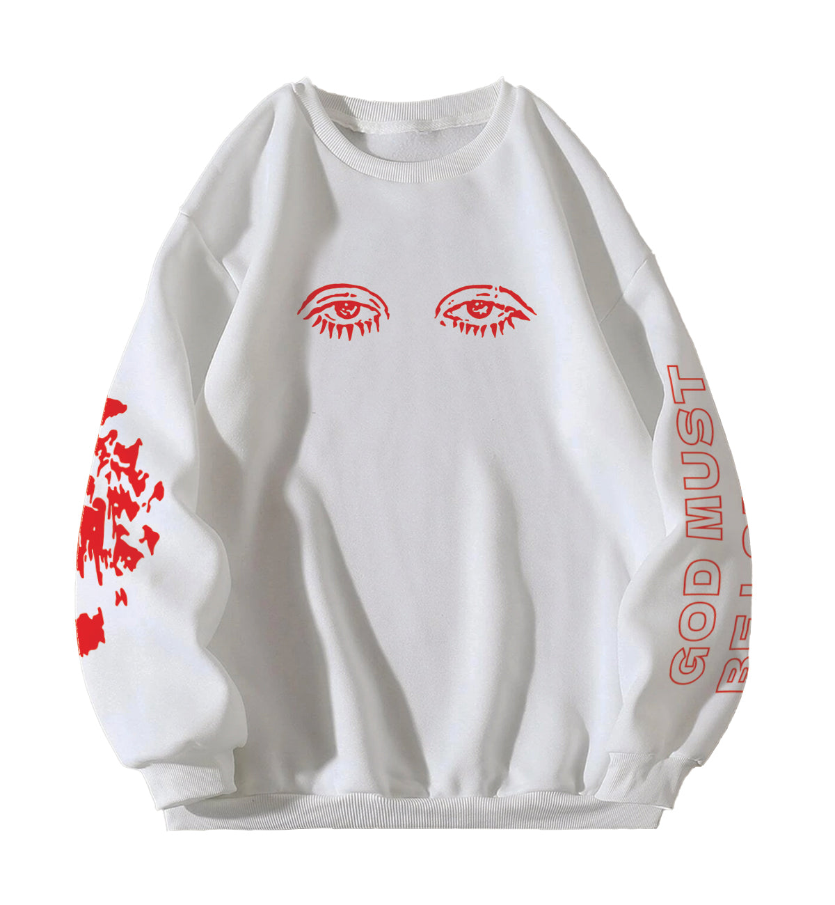 Good Must Be Lonely Designed Oversized Sweatshirt