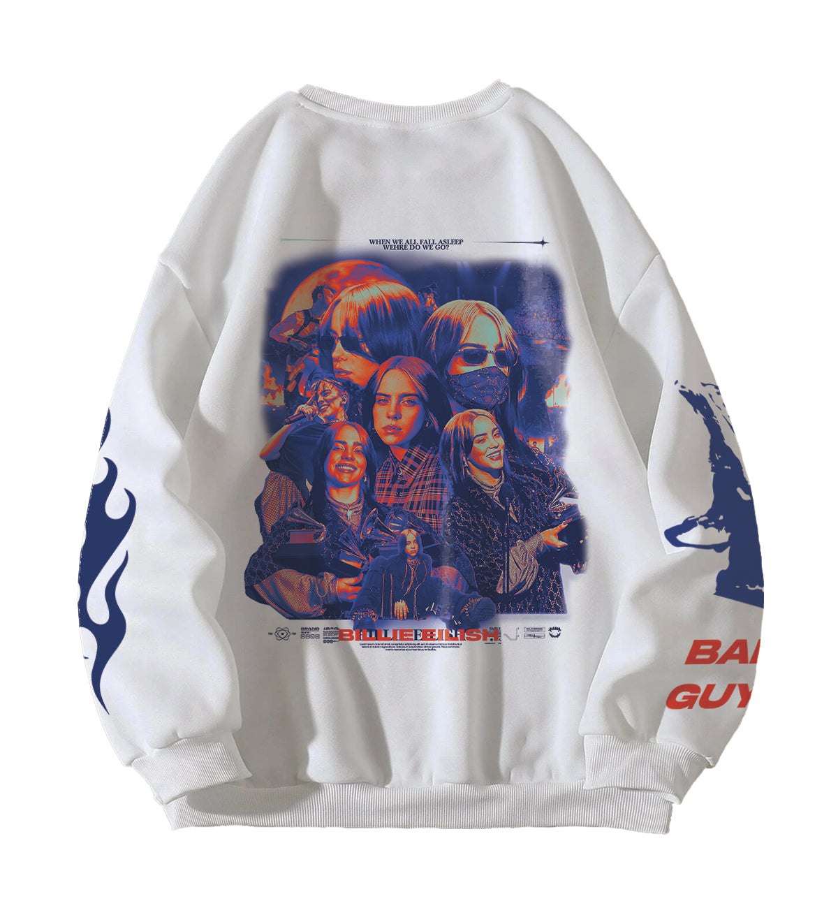 Billie Eilish Designed Oversized Sweatshirt