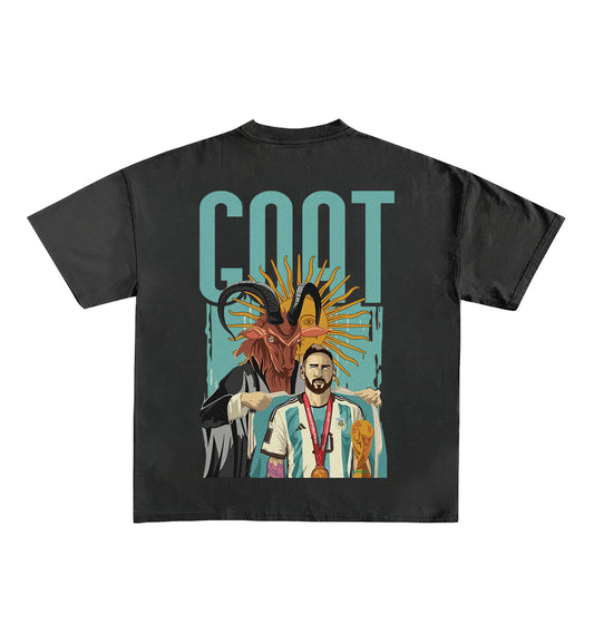 Messi Goat Designed Oversized Tee