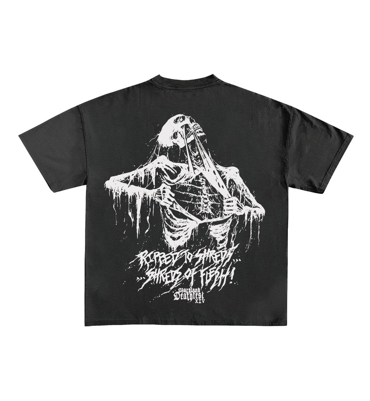 Metal Designed Oversized Tee