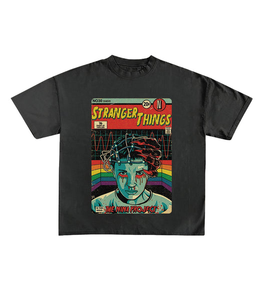 Stranger Things Designed Oversized Tee