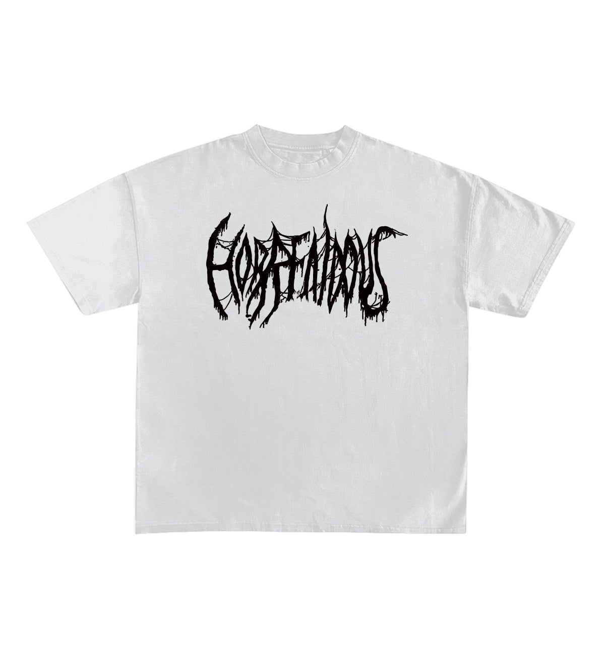 Metal Designed Oversized Tee