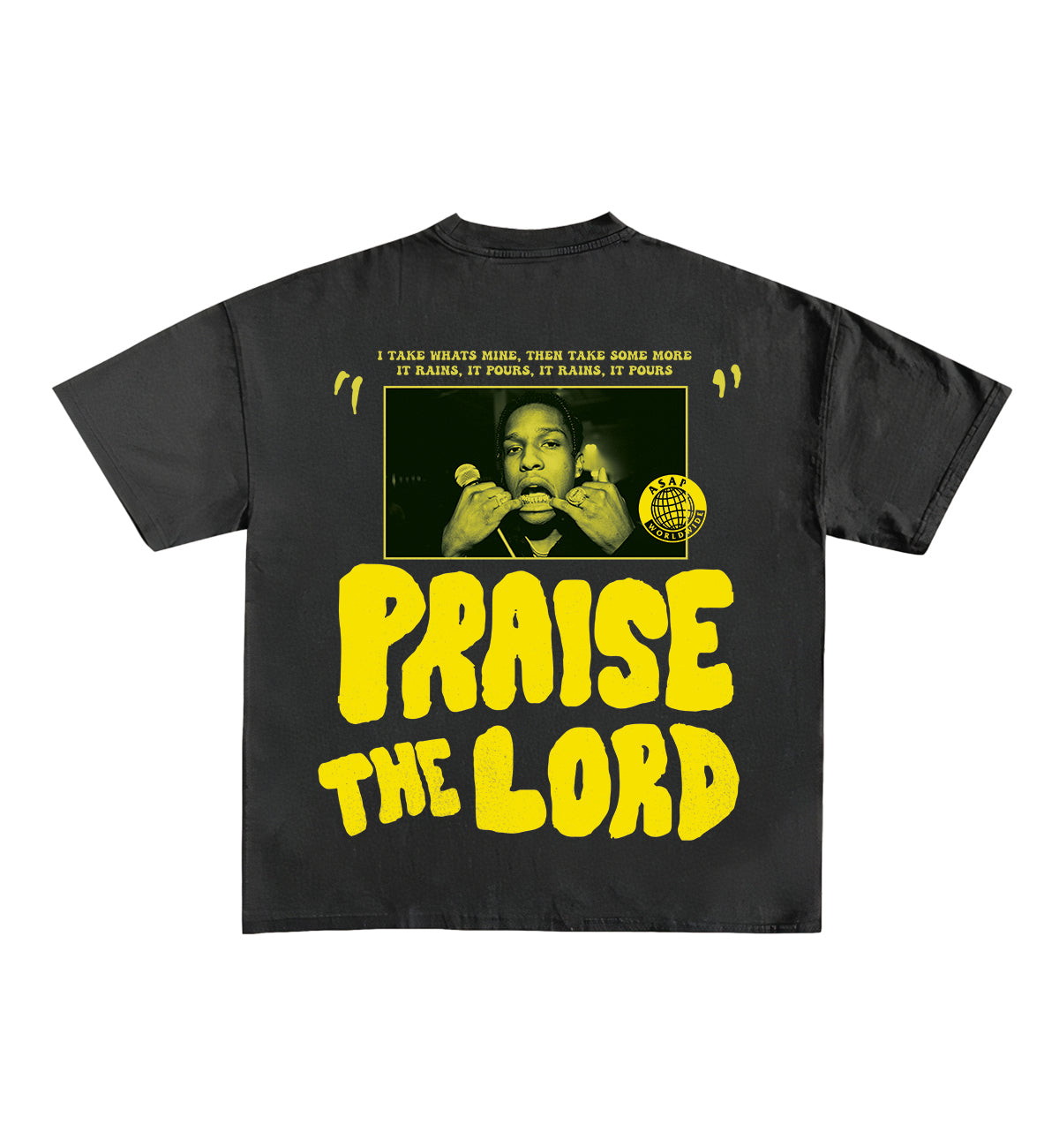 Praise The Lord Designed Oversized Tee