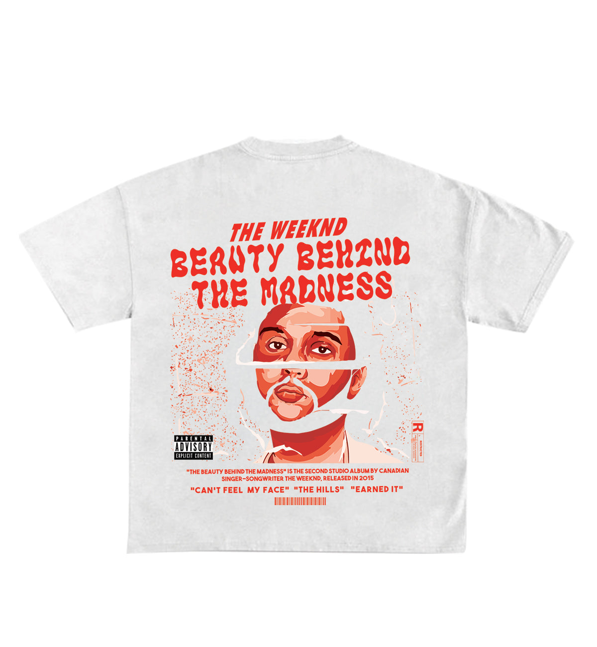The Weeknd Designed Oversized Tee