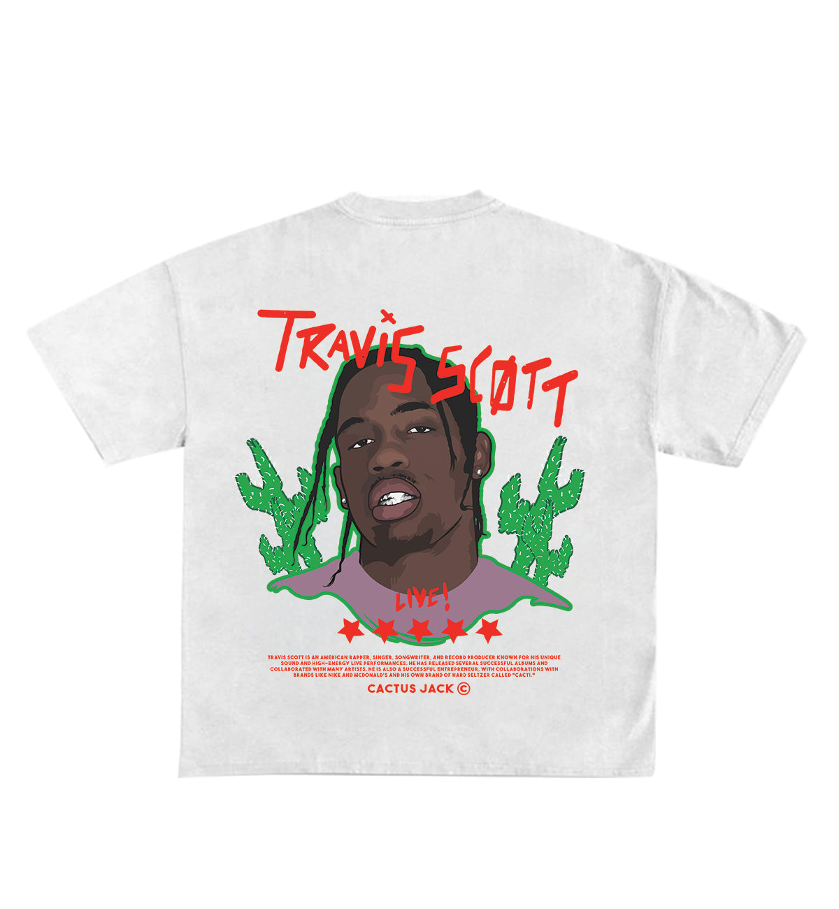 Travis Scott Designed Oversized Tee