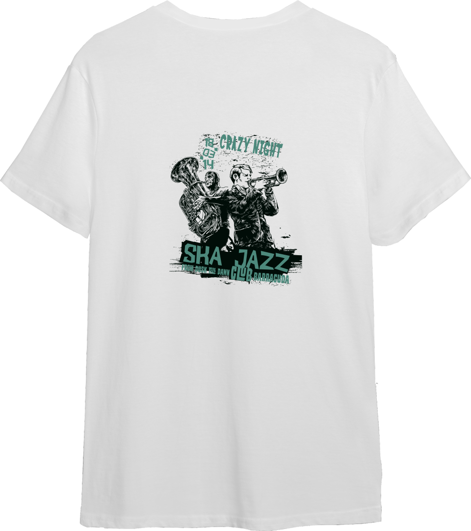 Crazy Night SKA JAZZ Designed Regular Tee