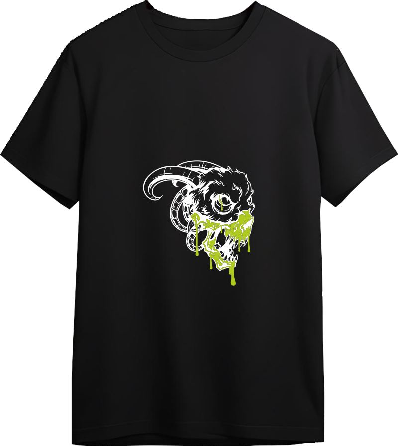 Dark Skull Designed Regular Tee