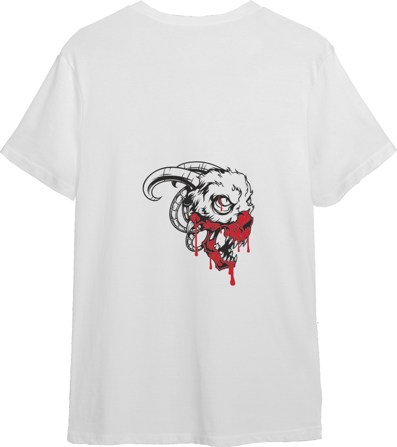 Dark Skull Designed Regular Tee