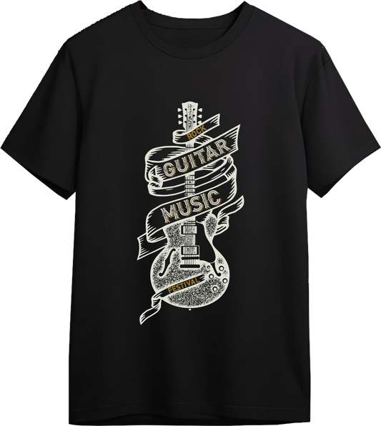 Guitar Music Designed Regular Tee