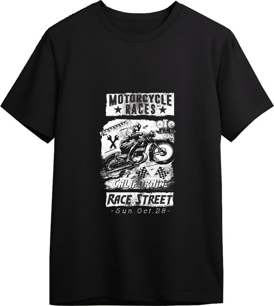 Motorcycle Races Designed Regular Tee