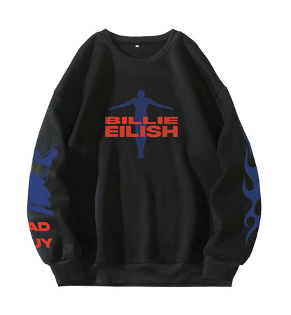 Billie Eilish Designed Oversized Sweatshirt