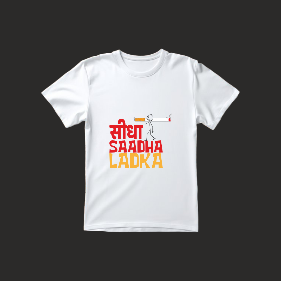 Seedha Saada Ladka Designed Regular Tee