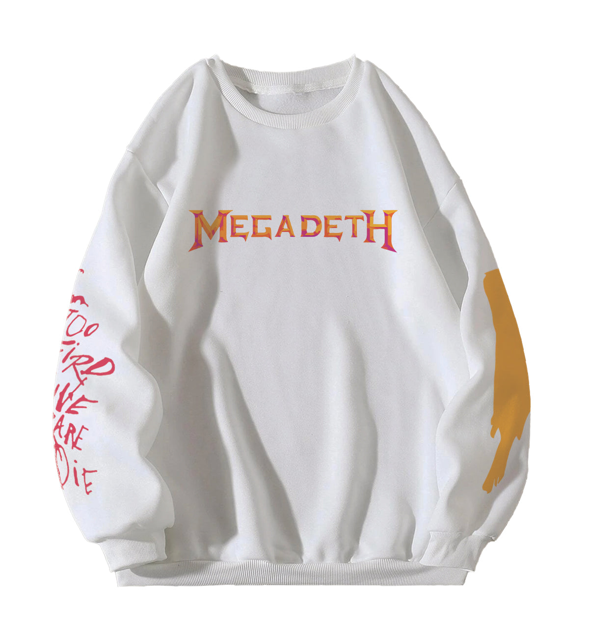 Megadeth Designed Oversized Sweatshirt