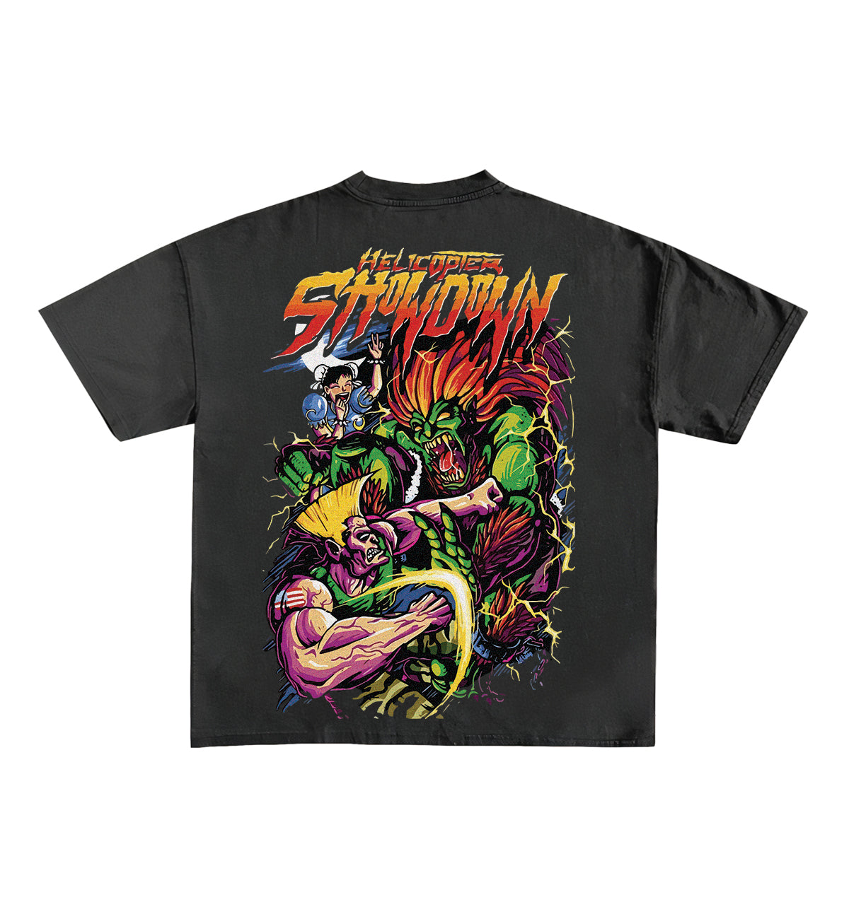 Blanka X Guile Designed Oversized Tee