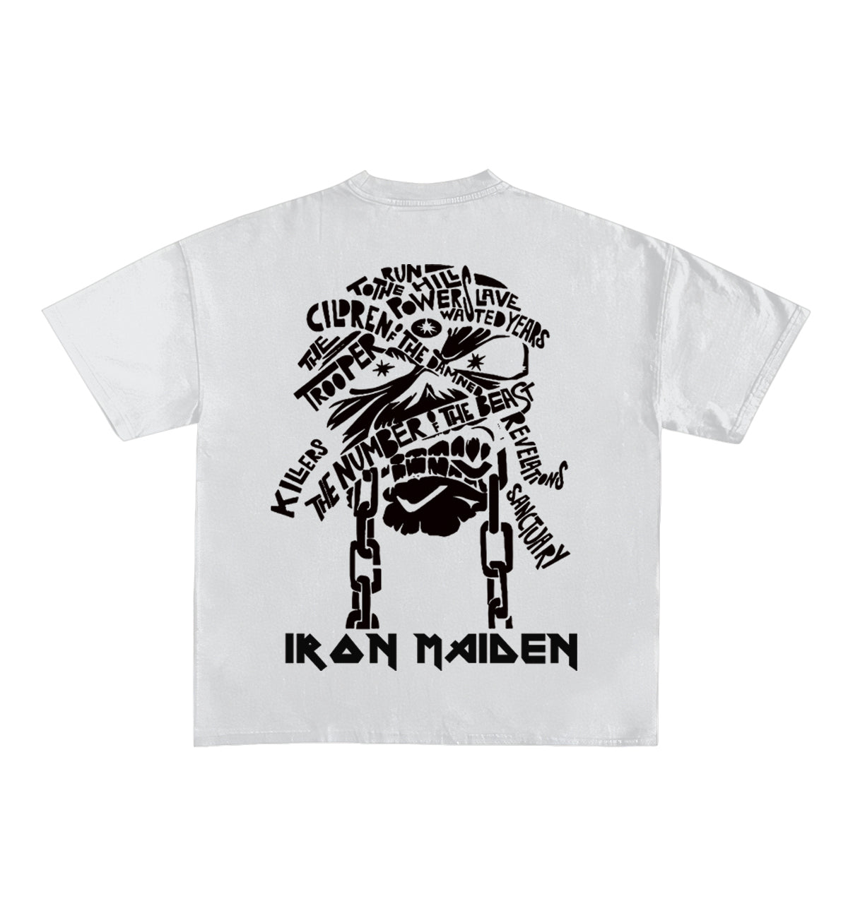 Iron Maiden Designed Oversized Tee