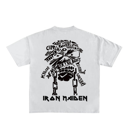 Iron Maiden Designed Oversized Tee