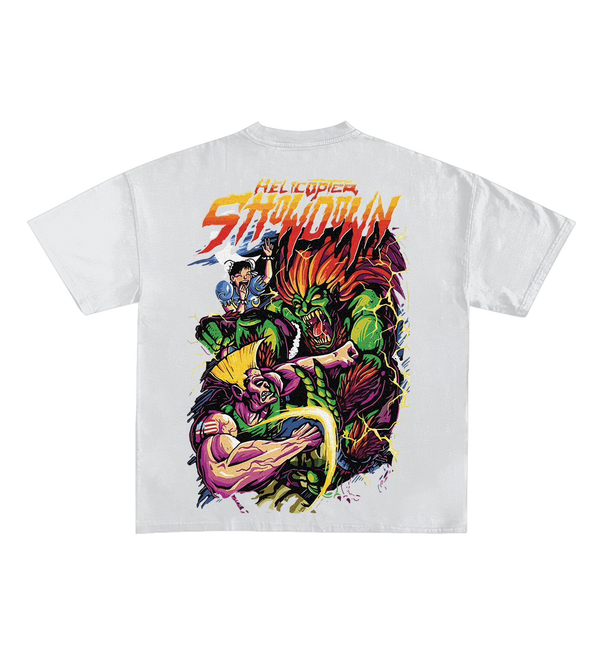 Blanka X Guile Designed Oversized Tee